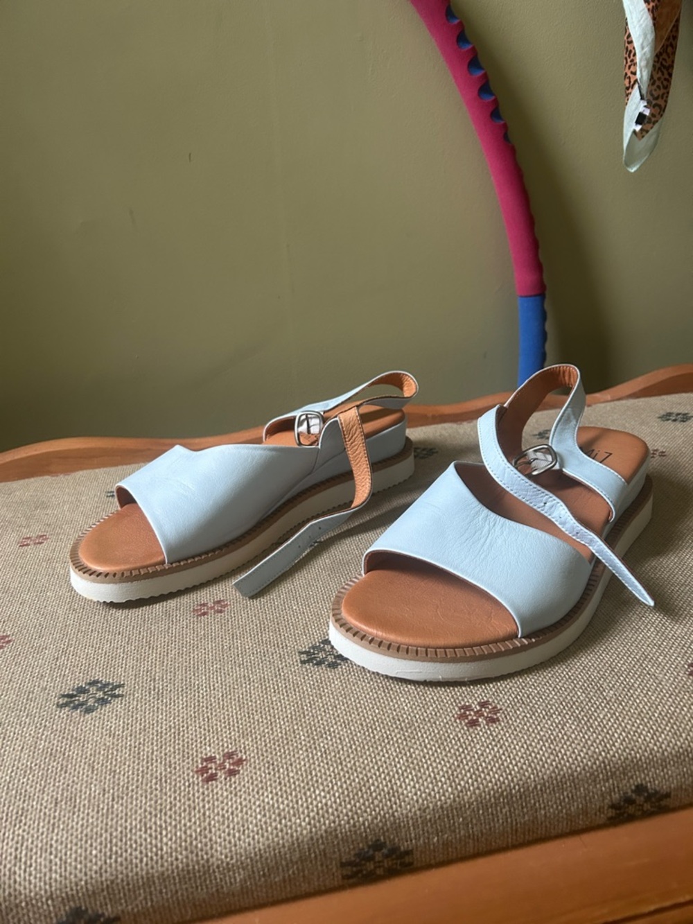 Miz Mooz Leather Slingback Sandals with Tan Insole